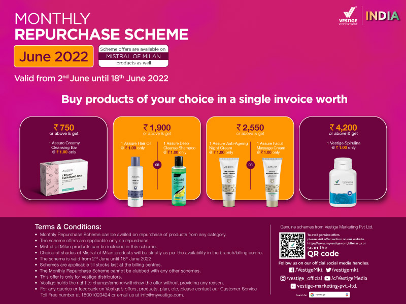 vestige first purchase offer may 2022